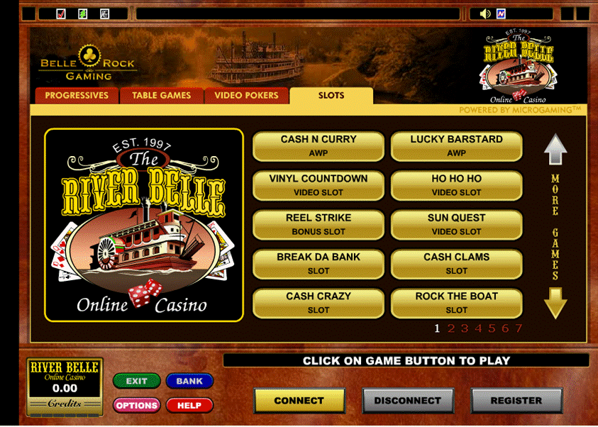 Riverbell Casino Flash Version